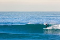 Doug Booth finding a wall at St Clair, Dunedin, New Zealand.