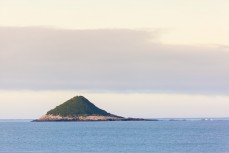 Green Island offshore from Dunedin, New Zealand.