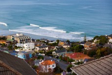 Winter waves at St Clair, Dunedin, New Zealand.