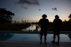 The lads settle in at camp at Vunabaka during the 2017 Fiji Launch Pad event held In the Yasawa Islands, Fiji.