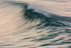 Motion blur on waves on the north coast at Aramoana, Dunedin, New Zealand.