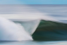 An empty wave at St Kilda, Dunedin, New Zealand.