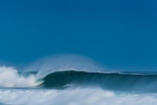 An empty wave at St Kilda, Dunedin, New Zealand.