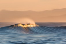 Speed blur on a fun arvo wave at Blackhead Beach, Dunedin, New Zealand.