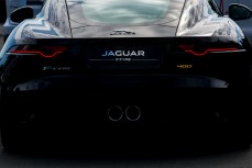 The new Jaguar F-Type 400 HP dream car at St Kilda, Dunedin, New Zealand.