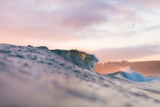 Summer ground swell at St KIlda, Dunedin, New Zealand.