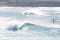 Empty peaks at St Clair, Dunedin, New Zealand.