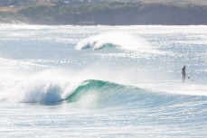 Empty peaks at St Clair, Dunedin, New Zealand.