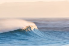 Feathery peak in fun arvo waves at Blackhead Beach, Dunedin, New Zealand.