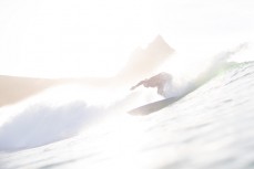 Will Fraser makes the most of a sun-drenched dawn session at Blackhead Beach, Dunedin, New Zealand. 