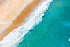 Aerial shots of the Dunedin coastlinebetween Ocean View and Blackhead, Dunedin, New Zealand.