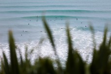 Funky waves at Ngarunui, Raglan, Waikato, New Zealand.