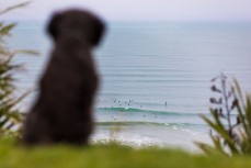 Funky waves at Ngarunui, Raglan, Waikato, New Zealand.