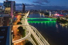 The South Bank of the Brisbane River, Brisbane, Queensland, Australia.