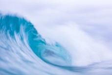 A wave throws out at Snapper Rocks near Coolangatta on the Gold Coast, Queensland, Australia.