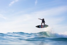 Kaya Horne right at home in rampy walls at Froggies near Coolangatta on the Gold Coast, Queensland, Australia.