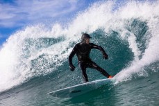 Luke Murphy revels in clean, glassy waves at Blackhead, Dunedin, New Zealand.
Credit: www.boxoflight.com/Derek Morrison