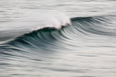 First waves of spring on a cold day at Blackhead, Dunedin, New Zealand.