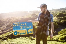 Composer and musician Joshua St Clair on a journey at Blackhead, Dunedin, New Zealand.