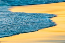A wave washes up on the gold plated sand in the afternoon light at St Kilda, Dunedin, New Zealand.
Credit: www.boxoflight.com/Derek Morrison