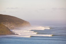 The points come to life at Raglan, Waikato, New Zealand.