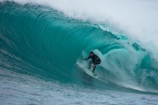 Dan Smith takes on a slabbing reefbreak in the South Island, New Zealand.