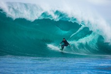 Dan Smith takes on a slabbing reefbreak in the South Island, New Zealand.