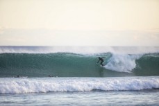 Jack McLeod tucking into a punchy summer wave at St Kilda, Dunedin, New Zealand.
Credit: www.boxoflight.com/Derek Morrison