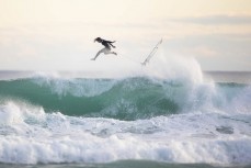 Jack McLeod ejecting in punchy summer waves at St Kilda, Dunedin, New Zealand.
Credit: www.boxoflight.com/Derek Morrison