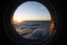 View of the Southern Ocean from the Box of Light HQ during a Heritage Expeditions voyage to the Sub-Antarctic Islands, New Zealand.