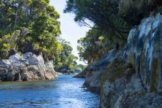 Stunning waterways of Dusky Sound during a Heritage Expeditions voyage to Dusky Sound in Fiordland, New Zealand.