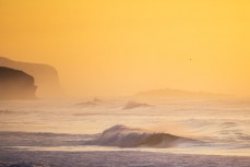 Sunrise in autumn at St Clair, Dunedin, New Zealand.Credit: www.boxoflight.com/Derek Morrison