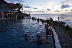 Single Fin beach club at Uluwatu, Bali, Indonesia.