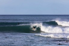 A surfer makes the most of clean waves at St Clair, Dunedin, New Zealand.Credit: www.boxoflight.com/Derek Morrison