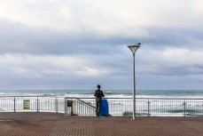 Warren Greaves out for his daily ritual surf at St Clair, Dunedin, New Zealand.Credit: www.boxoflight.com/Derek Morrison