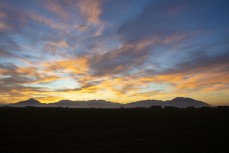 Mt Hutt skyline, Canterbury, New Zealand.