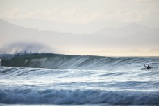 Surfers make the most of offshore conditions on the north coast of Dunedin, New Zealand.Credit: www.boxoflight.com/Derek Morrison