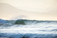 Surfers make the most of offshore conditions on the north coast of Dunedin, New Zealand.Credit: www.boxoflight.com/Derek Morrison