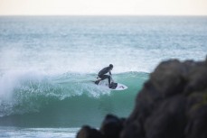 Jonas Tawharu makes the most of offshore conditions on the north coast of Dunedin, New Zealand.Credit: www.boxoflight.com/Derek Morrison