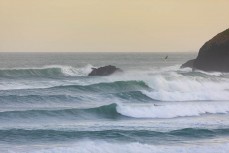 The point lines up during a fun winter swell at St Clair, Dunedin, New Zealand.
Credit: www.boxoflight.com/Derek Morrison