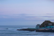 Small point waves during a fun winter swell at St Clair, Dunedin, New Zealand.
Credit: www.boxoflight.com/Derek Morrison