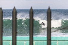 Jeff Patton through the pencils during a fun winter swell at St Clair, Dunedin, New Zealand.
Credit: www.boxoflight.com/Derek Morrison