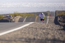 Ultra endurance athlete Glenn Sutton, of Dunedin, New Zealand, tackles the Townes Pass climb during the Badwater 135, the world's toughest footrace, held through Death Valley, California, in July. 