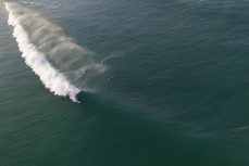 Solid east swell pours into Blackhead, Dunedin, New Zealand.