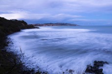 Storm surf rolls into Seconds Beach near St Clair, Dunedin, New Zealand.
Credit: www.boxoflight.com/Derek Morrison