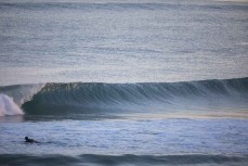 Empty wave at Blackhead Beach, Dunedin, New Zealand.
