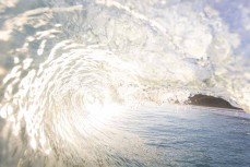 Empty waves at Blackhead Beach, Dunedin, New Zealand.