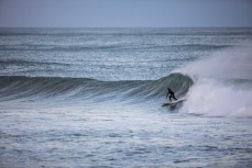 Elliott Brown makes the most of some fun waves at St Clair, Dunedin, New Zealand.
Credit: www.boxoflight.com/Derek Morrison