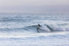 A surfer makes the most of fun spring waves at Blackhead, Dunedin, New Zealand.
Credit: www.boxoflight.com/Derek Morrison
