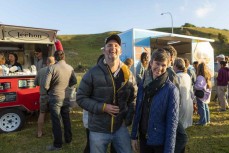 Evening Eats community gathering at Raglan, Waikato, New Zealand.
